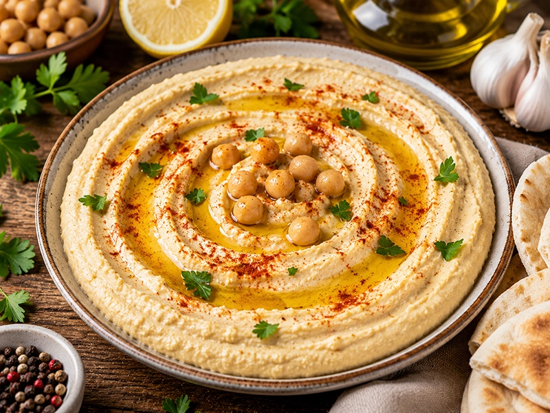 Nefis Tahinli Humus Tarifi