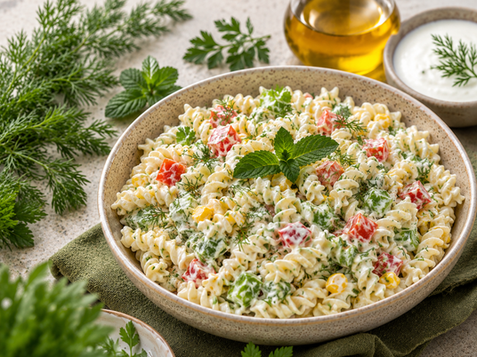 Fusili Makarna Salatası: Yoğurtlu Bir Lezzet Yolculuğu